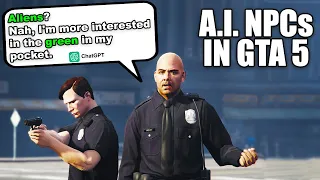 GTA 5 with ChatGPT A.I. NPCs (Is this the Future of GTA 6?)