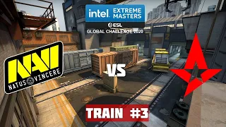 ПОЛУФИНАЛ. NAVI vs ASTRALIS. MAP-3 TRAIN. IEM GLOBAL CHALLENGE 2020