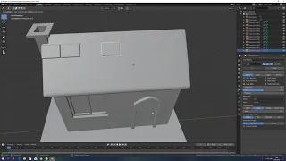 СТИЛИЗОВАННЫЙ ДОМ В BLENDER 2.8 ЧАСТЬ 1/УРОКИ НА РУССКОМ