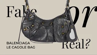 Оригинал или подделка: Balenciaga Le Cagole Bag