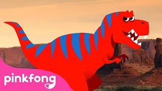 Tiranossauro | Canções de Dinossauro | Pinkfong Canções para crianças