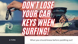 Where to put your keys when surfing? Must know before surfing! Beginners & new surfers - Surf tips.