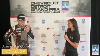 #DetroitGP Interview With Indy Lights Race 2 Third Place David Malukas