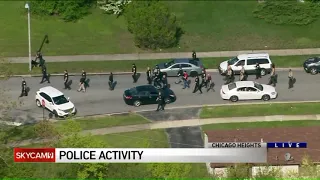 Heavy police presence after shots fired in Chicago Heights