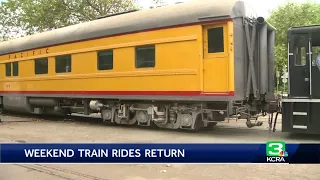 Weekend train rides return at California State Railroad Museumi i i