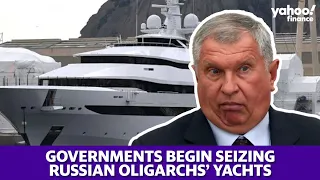 Russian oligarchs’ yachts are being seized by governments