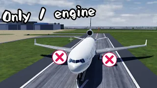 Can planes fly with only 1 engine?