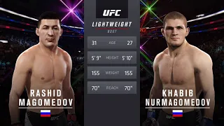 Хабиб vs Магомедов ( Хабиб Нурмагомедов против Рашида Магомедова ) UFC 2. Достойные соперники .