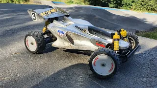 Tamiya DF-01 - Manta Ray - Pump tracks are a great place to have fun with RC cars