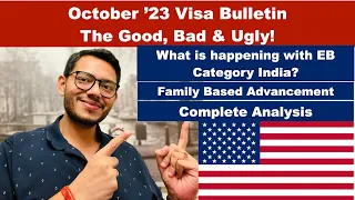 October Visa Bulletin 2023 | Most awaited Visa Bulletin | Complete Analysis #visabulletin  #uscis