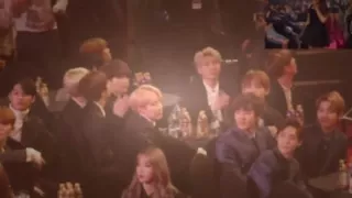 EXO & BTS reaction to MAMAMOO You're The Best + Décalcomanie @ Seoul Music Awards HD