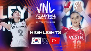 🇰🇷 KOR vs. 🇹🇷 TUR - Highlights Week 1 | Women's VNL 2023