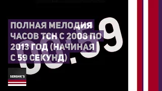 Полная мелодия часов ТСН с 2008 по 2013 год (начиная с 59 секунд)