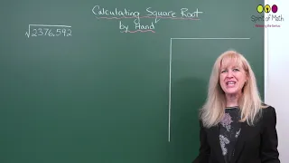 Calculating Square Root by Hand (Early Grades)