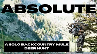 Solo Backcountry Bowhunting Mule Deer - "ABSOLUTE"