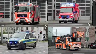 ++Einsatzfahrten an der Feuer- und Rettungswache 4 in Frankfurt am Main++