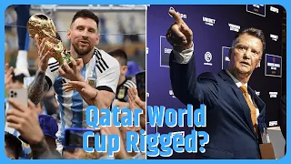 Louis van Gaal claims Qatar World Cup was RIGGED to help Lionel Messi and Argentina win