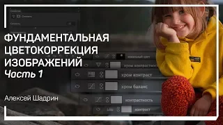 Виды цветокоррекции. Фундаментальная цветокоррекция изображений. Алексей Шадрин