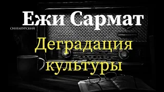 Ежи Сармат о деградации культуры и символах эпохи