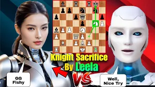 THE AI PLAYER Who Defeated Stockfish 16.1 By Sacrificing Her Knight In Chess | Chess Strategy | AI