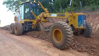 cortado  de lado xcmg motoniveladora