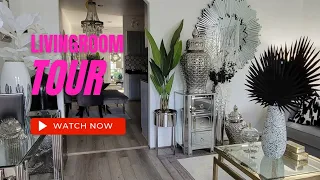 Living Room Tour / Black and White Trending Summer Decor/ Interior Design Ideas