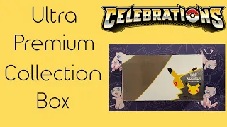 Pokemon Celebrations Ultra Premium Collection Box - GOLD Promos, Pikachu & Charizard!