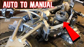 How To Swap Auto To Manual On A Pitbike