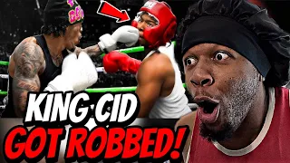 CID GOT ROBBED! Deshae Frost Vs King Cid l Adin Ross Boxing Event [REACTION]