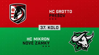 37.kolo HC Grotto Prešov - HC Nové Zámky HIGHLIGHTS