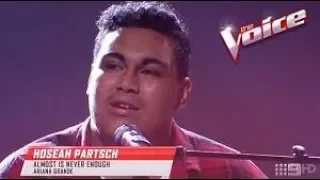 Hoseah Partsch - Almost is Never Enough By Ariana Grande - The Voice Australia