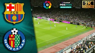 FC Barcelona vs Getafe ● PES 2021 NEXT GEN REALISM Graphics & Gameplay - Camp Nou