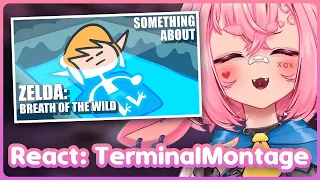 el_XoX reacts to TerminalMontage: Something About Zelda Breath of the Wild ANIMATED SPEEDRUN