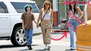 Jennifer Lopez goes shopping with her daughter Emme - Gossip Bae
