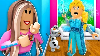 My Mom Was Secretly ELSA! (Roblox)