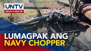 2, patay sa pagbagsak ng helicopter ng PH Navy sa Cavite City