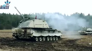German Panzerhaubitze 2000 strikes Russian invaders