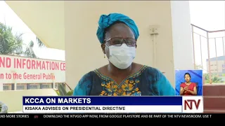 KCCA ON MARKETS: Kisaka advises on presidential directive