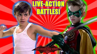 Damian Wayne (Robin) Live Action fights!
