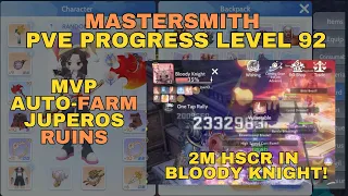 Mastersmith PVE Progression || AAS, Rolling Cutter and Cart Revolution Upgrades || Ragnarok Origin