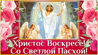 Красивые Поздравления с Пасхой Христовой🌷Христос Воскрес🌸Пасха Поздравления