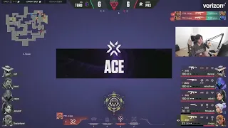 PRX Jinggg insane ACE against THE GUARDS  (TenZ Reaction)