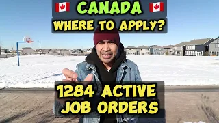 ACTIVE JOB ORDERS IN CANADA | WHERE TO FIND By: Soc Digital Media