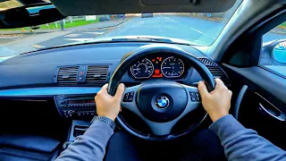 BMW 1 SERIES 118i 1.8 E87 - POV TEST DRIVE & REVIEW (UK)