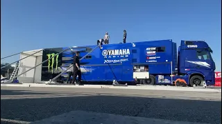 Did you know how the MXGP Yamaha Hospitality was built up in Switzerland?