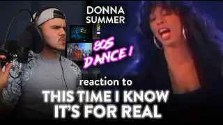 Donna Summer Reaction This Time I Know It's For Real (80s DANCE!) | Dereck Reacts