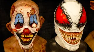 Halloween Mask Tour at Monsterpalooza 2022 | Scary Silicone Immortal Masks