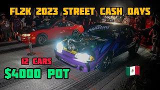 FL2K 2023 CASH DAYS | STREET RACING | AWD TURBO B-SERIES EK, AWD 2JZ 240SX, TRACKHAWK, & MORE