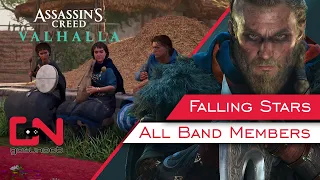 AC Valhalla Ysane, Cynewulf & Kitt Musicians Locations Falling Stars Lunden Mysteries