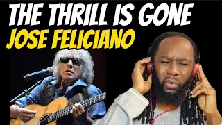 First time hearing JOSE FELICIANO The thrill is gone (REACTION) - The man is an incredible talent!